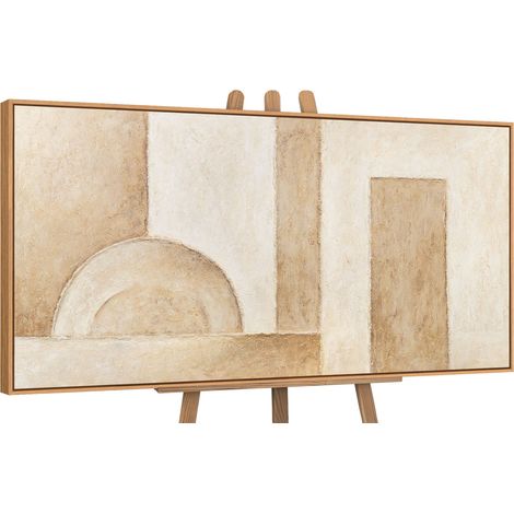 Gemälde Raum der Formen Rahmen Eichefarben 120x60 cm (1/5)