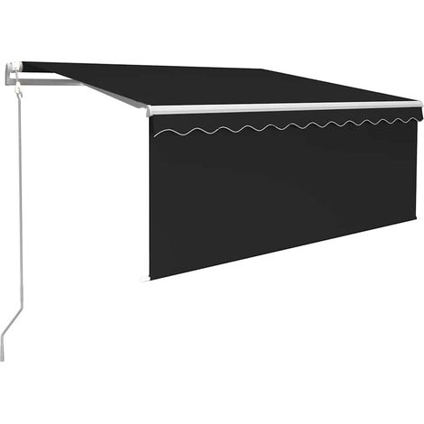 Maison Exclusive - Markise Automatisch mit Rollo LED Windsensor 3 (1/5)
