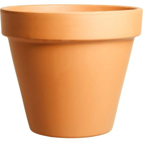 Vaso in terracotta per fiori e piante da esterno -9.5 x h 9.5 cm (1/3)