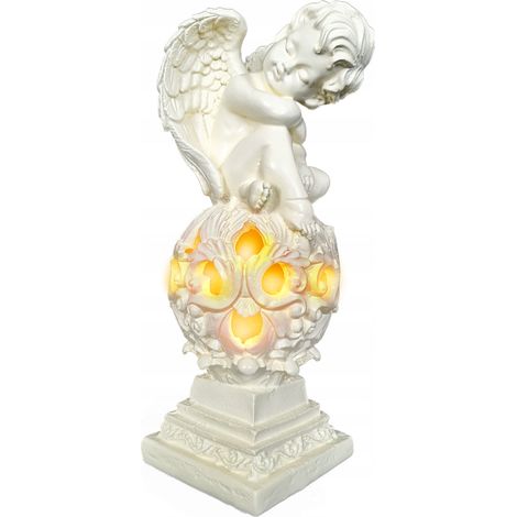 Vela solar con forma de ángel para el jardín o la tumba. (1/5)