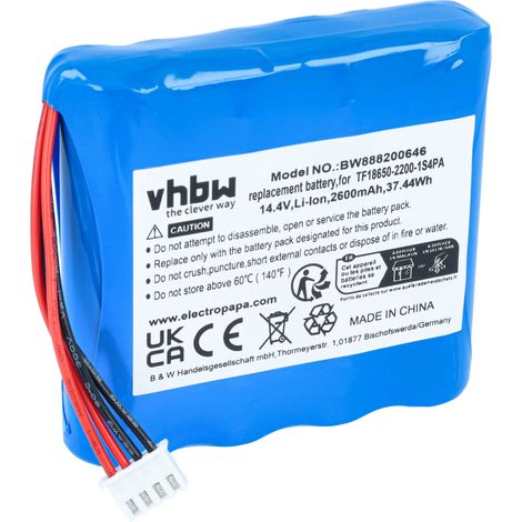 vhbw Batería compatible con Marshall Kilburn altavoces  cajas acústicas (2600 mAh, 14,4 V, Li-Ion) (1/5)