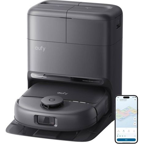 EUFY Omni C28 - Robot Aspirador Lavador - Rodillo-Mopa HydroJet autolimpiante - 15000 Pa - Diseño Anti-nudos (1/5)