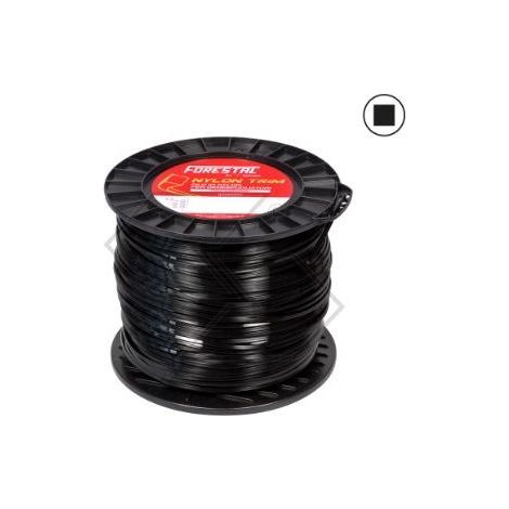 Bobina 2 Kg filo per decespugliatore FORESTAL sezione quadra Ø 2.7 mm