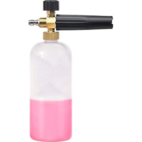 Canon à Mousse 1 L pour Nettoyeur Haute Pression, Raccord Rapide 1/4", Buse Réglable, jusqu'à 3000 PSI (1/5)