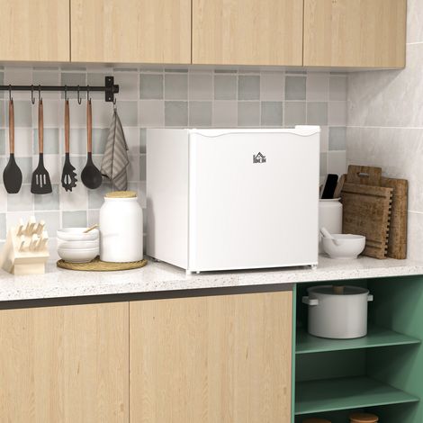 Mini-congélateur, congélateur 35 L, réglage de température 5 niveaux, Blanc