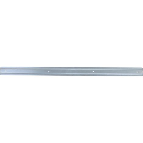 Rail métallique pour botes de prsentation en PP, 420 x 60 mm