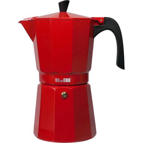 Cafetière italienne Ibili Bahia 9 tasses en aluminium noir (1/2)