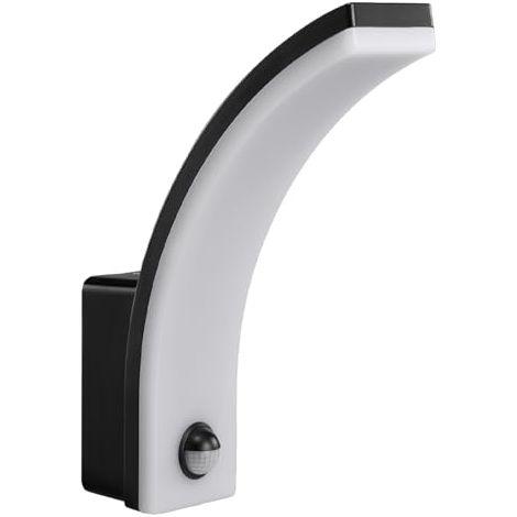 LED Motion Sensor Lamp Maclean, PIR Motion Sensor, Black, 20W, IP65, 2000lm, Neutral White (4000K) MCE512 B
