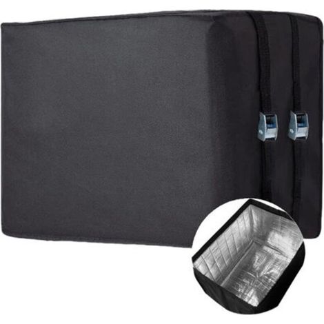 Outdoor AC Unit Winter Covers, Waterproof Window Air Conditioner Cover, Protection with Adjustable Fasteners for Central Condenser Outdoor Unit (53x38x40.5cm) (1/5)