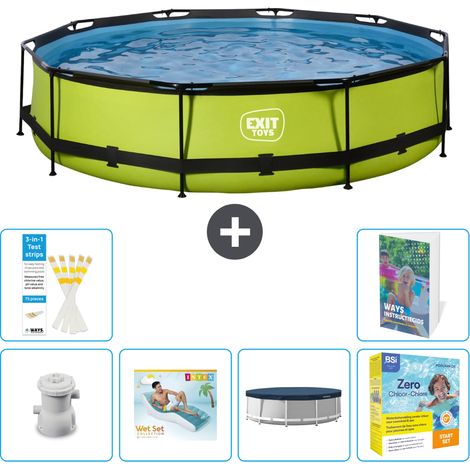 Exit Pool Rund - 360x76 cm - 7-teilig S291