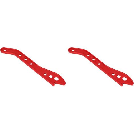 2Pcs Safety Red Woodworking Push Sticks and Push Blocks, Ideal for Woodworkers on Table Saws, Router Tables, Band Saws