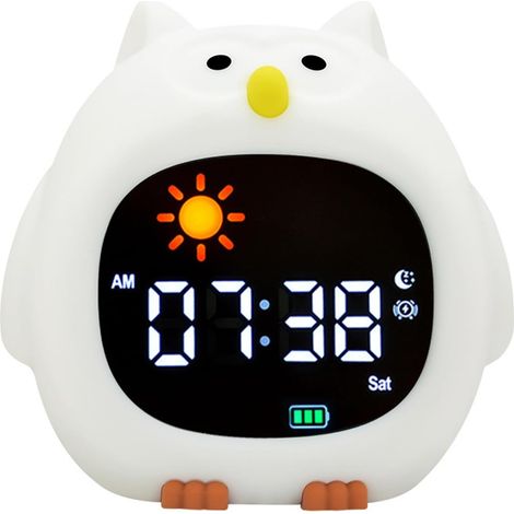Mignon Animal réveil lumière de Compagnie Lapin USB Silicone (1/4)
