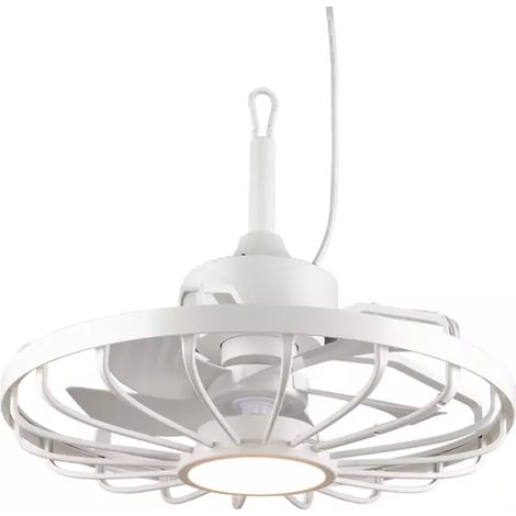 plafoniera led con ventilatore "oslo" bianco 2250 lm 51 cm