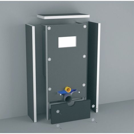 Lazer – Habillage à carreler universel pour bâti-support WC – Panneaux prêts à carreler – Résistance 1260 kpa/cm² – Pose en niche ou façade (1/10)