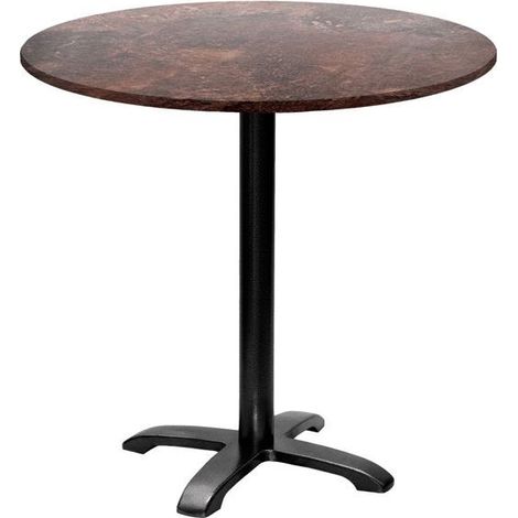 Table ronde Ø 80 cm - modèle Bazila rouille roc (1/4)