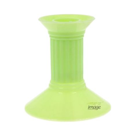 Portacandele in plastica da 10 cm, 1 pezzo, verde chiaro