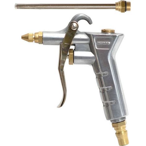 Compressed air cleaning gun with 1/4" quick coupling (German)