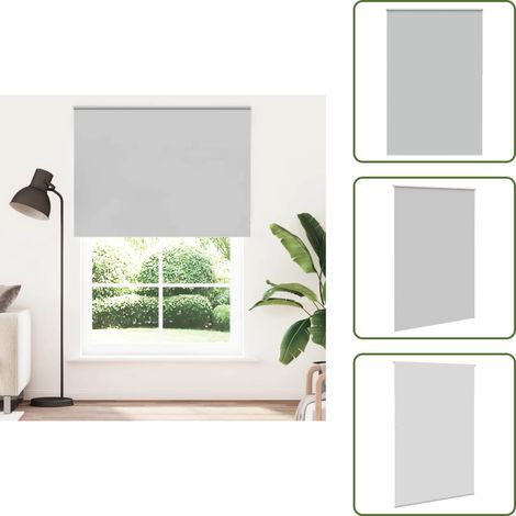The Living Store Verdunkelungsrollo Hellgrau 150x230cm Stoffbreite 146,6cm - Sichtschutz (1/5)