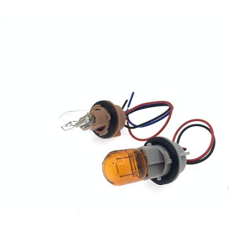 Car T20 brake light and turn light socket, dual-wire and single-wire 7443, rear reverse light bulb base, 7440 socket. (1/5)