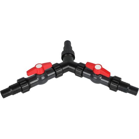 20/25mm ( 3/4" 1") Répartiteur en Y Distributeur d'eau pour pompe de bassin (1/5)