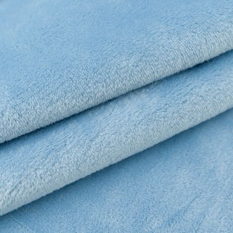 Forro polar Minky azul claro (1/4)