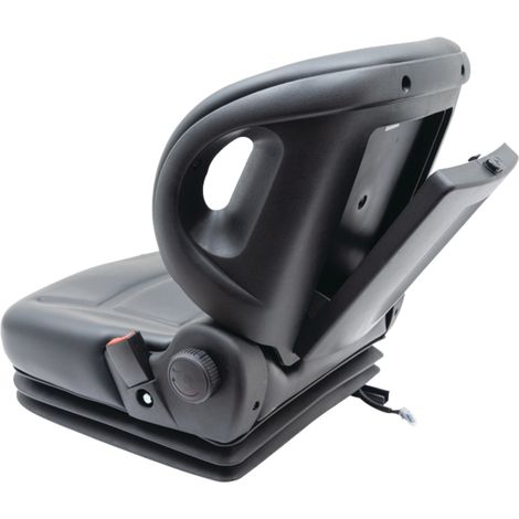 Sedile con sospensione meccanica in PVC GSM 20 con cintura, larghezza 480 mm 0022760 (1/5)