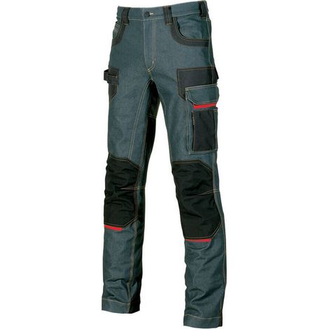 Vaquero de trabajo stretch RUST - Azul XS - FR (38) - EU (44)