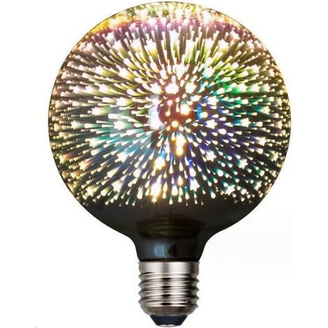 Ampoule LED E27 Décoration 3D (G125) Aspect Feux d'Artifice-7W - RWAmpoule LED E27 (1/3)