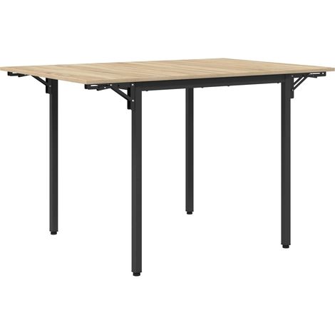 Tavolo da Pranzo Estensibile 120 x 81,5 x 75 cm Rovere Sonoma vidaXL (1/5)