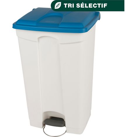 JVD - Container 90L blanc couvercle bleu - Matériel professionnel (1/3)