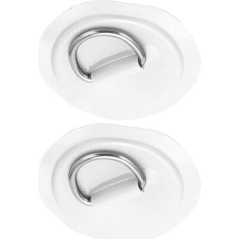 Anneau de renfort en PVC pour bateau gonflable, canoë, kayak et planche de surf - Pièce de réparation blanche (1/5)