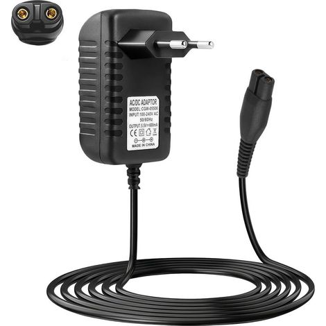 Chargeur pour Karcher Lave Vitre 5,5V 600 mA, Cable Alimentation Nettoyeur Vitre Compatible avec Kärcher WV2 WV1 WV50 WV60 WV70 WV75, Câble d'alimentation pour Laveur de Vitre 1,5 m (1/5)