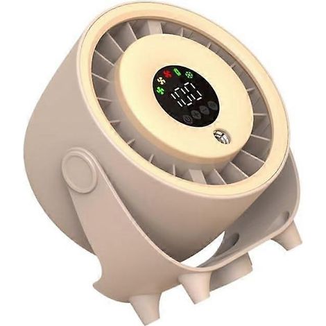 Ventilateur brumisateur USB portable avec 100 vitesses, refroidissement à l'eau glacée et brumisation continue (1/5)