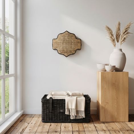 Aplique de Pared en Rafia Natural  Serie SELMA (1/5)