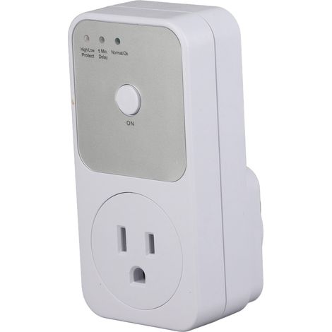 Protection contre les surtensions pour réfrigérateur et lave-linge multifonctionnel électrique. Prise de protection pour prise américaine 120 V CA. (1/5)