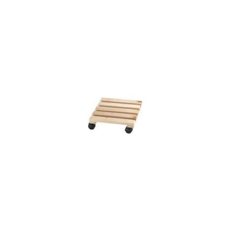 Pflanzenroller Economy 30x30cm Kiefer/Fichte hell, KS-Rollen