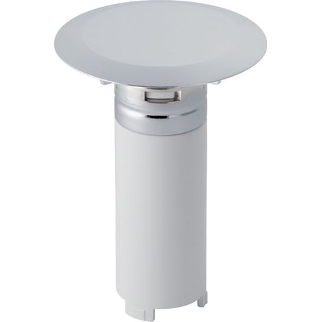 Couvercle de drain d 50 avec colonne montante, chromé 150256