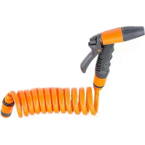 Car Wash Sprayer Garden Cleaning Water Gun Lawn Irrigation Watering Flower Sprinkle With 25m Retractable Spring Hose Connector (1/5)
