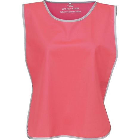 Chasuble Haute Visibilité à bordure réfléchissante Yoko Rose L - XL.