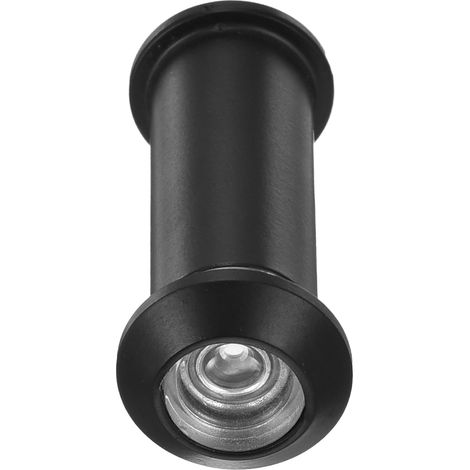 Judas optique de porte 160 degrés pour maison bureau hôtel noir (1/5)