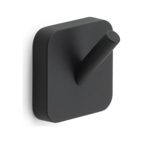 Set 2 appendiabiti tonga a parete in acciaio inox e cromall nero matt gedy 0000to271400100