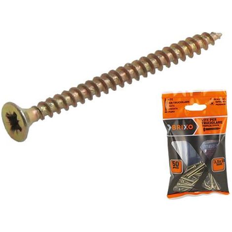 VITI LEGNO BRIXO TROP.TPS 4,5X50 CF.25PZ