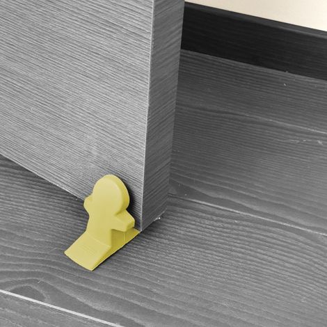 Ouvre&Déco – Butée de porte sol BUDDY, Caoutchouc jaune