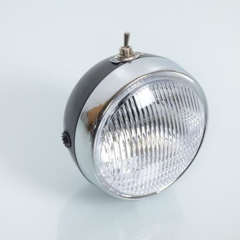 rsm vorderer optik für auto peugeot rund schwarz und verchromt (1/4)