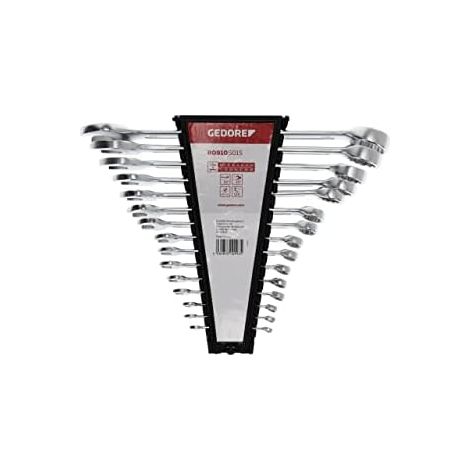 Gedore RED 3300993 Juego de 15 llaves mixtas cromadas (1/5)
