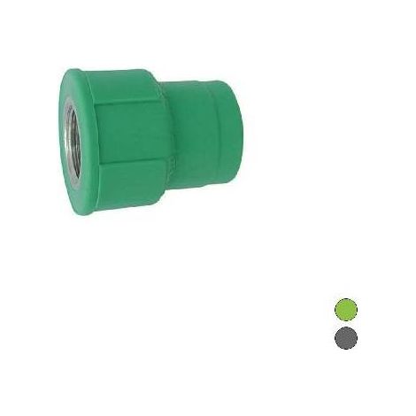 RACCORD FILETÉ FEMELLE EN POLYPROPYLÈNE Dimensions : 1/2 x diamètre 20
