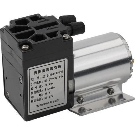 Pompe d'aspiration d'air DC 12 V de qualité industrielle pour (1/5)