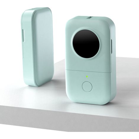 Imprimante d'étiquettes portative sans fil thermique 203dpi, largeur 6/12/14/15mm, connexion Bluetooth, application multilingue, 3 rouleaux inclus, pour bureau maison, bijoux, câbles et fils (1/4)