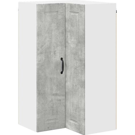 Meuble mural de cuisine,Armoire de cuisine avec porte Gris béton 57 x 57 x 100 cm CFW54665 (1/5)