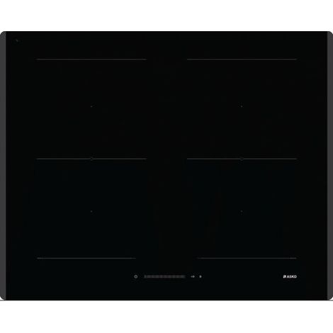 ASKO HI 1631 G Induktionskochfeld 4 Zonen 2 Brücken Touch Control 10 Leistungsstufen Real Bridge 64 cm Schwarz